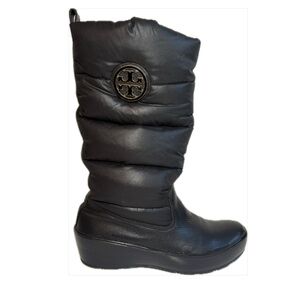 Tory Burch Puffer Moon Snow Boots 8.5 Black